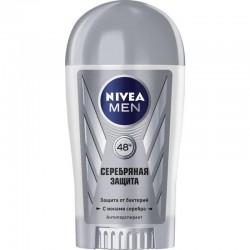 Дезодорант-антиперспирант для мужчин Nivea Серебряная защита стик 40 мл