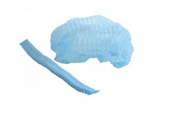 Шапочка Шарлотта 100 шт. голубая пл. 14 г/м2