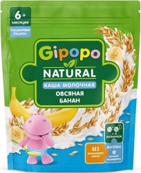 Каша молочная Gipopo овсяная банан с 6 мес 200 г