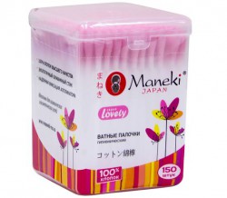 Ватные палочки Maneki Лавли 150 шт.