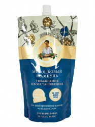 Шампунь Рецепты бабушки Агафьи На 5 соках увлажнение и восстановление Морошка Агафьи для нормальных и сухих волос 500 мл