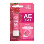 Бальзам для губ, Librederm (Либридерм) 4 г Аевит ягода малина