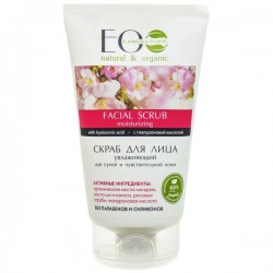 Скраб для лица Ecolab Увлажняющий для сухой и чувствительной кожи 150 мл
