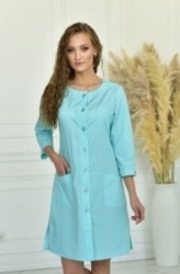 Халат медицинский женский тиси 2 р. 48 мята