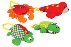 Игрушка мягкая Мир детства Веселые пловцы краб