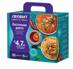 Программа питания 1 шт. Худеем за неделю Восточная диета (35 порций на 5 дней)