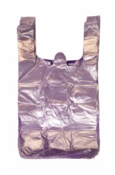 Пакет-майка 1 шт. ПНД сирень 12 мкм р. 28х50