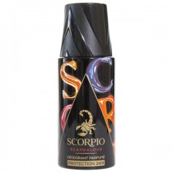 Дезодорант-антиперспирант для мужчин Scorpio Скандалоус парфюмированный 24 часа 150 мл