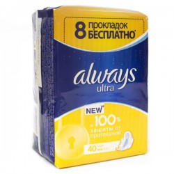 Прокладки женские Always ультра лайт квадро 40 шт.